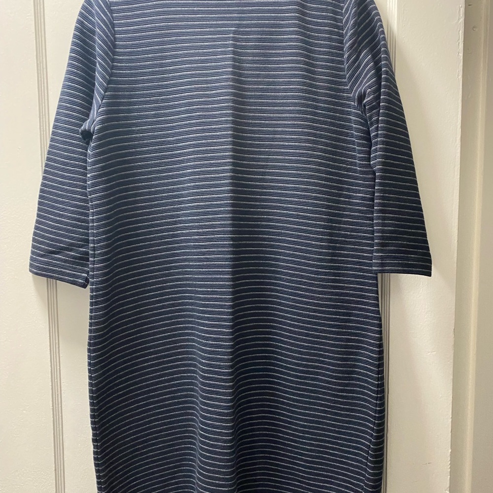 J.Jill knit dress stripes navy - Picture 5 of 5